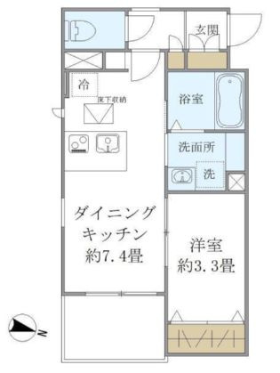 KOMFORTA新中野の間取り