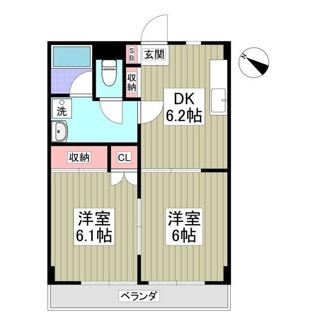 上の台Nスカイの間取り