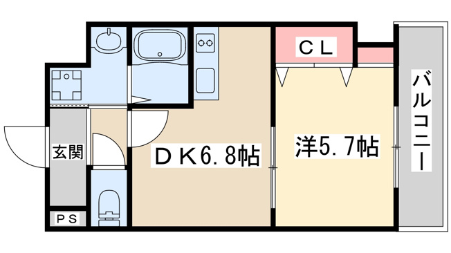 【間取り】 | エスフォート江坂フィオーレ