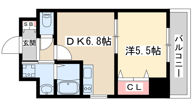 【間取り】 | エスフォート江坂フィオーレ
