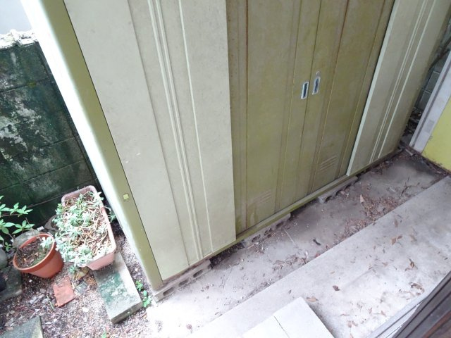 荒尾町戸建貸家の庭