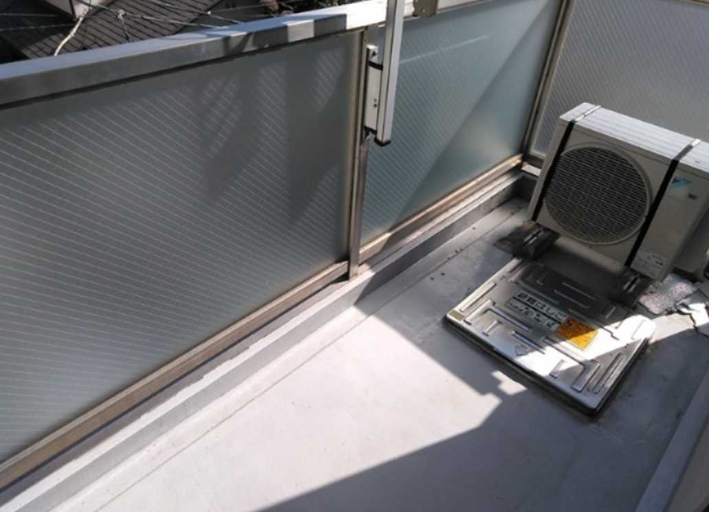 カサ・デ・ソル　ドールマンシステム導入　角部屋　分譲賃貸のバルコニー