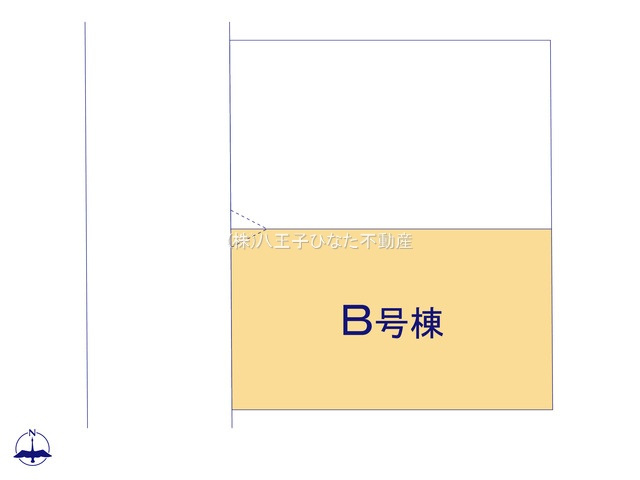 『八王子市新築戸建て』八王子市散田町2-51-10【仲介手数料無料】　１５期の区画図|～仲介手数料無料☆八王子ひなた不動産～八王子市散田町　新築戸建て