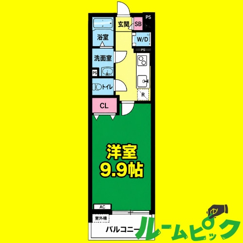 リブリ・Cordon Bleu星宮　名古屋市賃貸　仲介手数料無料の間取り