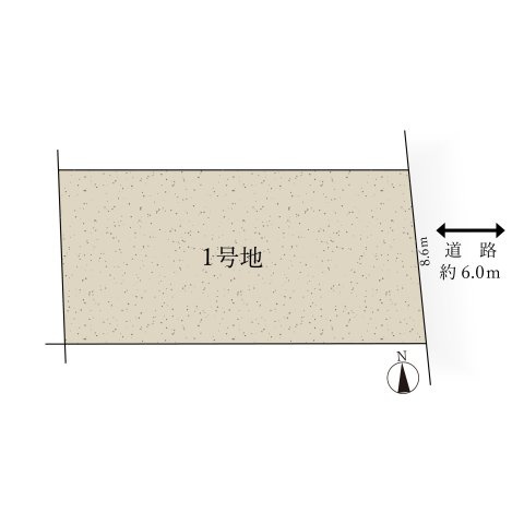 【土地図】 | 【AVANTIA　アバンティア】　上桂大野町1期　1号地 | 土地約45.48坪