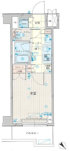 【間取り】 | ルーブル川崎中丸子