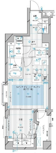 ダイナシティ高円寺の間取り|間取りです。