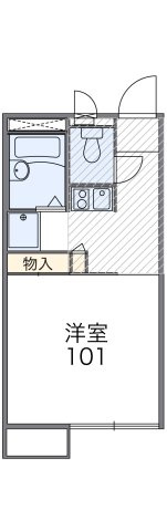 レオパレスアムールの間取り|画像2