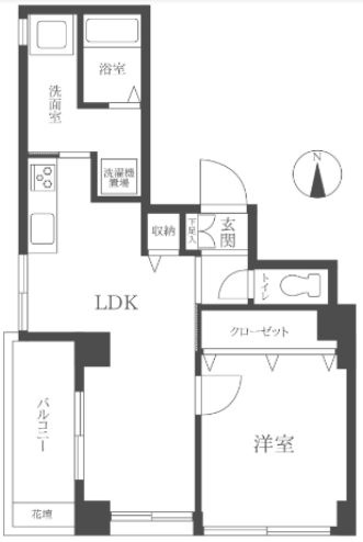 ビスタ竹早の間取り