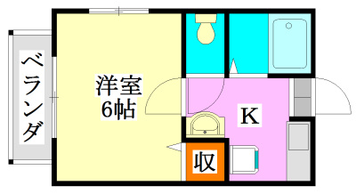 【間取り】 | ヴランドール東船橋