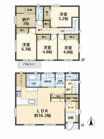 【間取り】 | ◆港南区東永谷3丁目　中古戸建◆