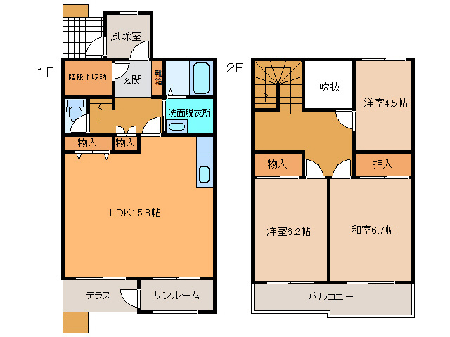 フローレンス③の間取り