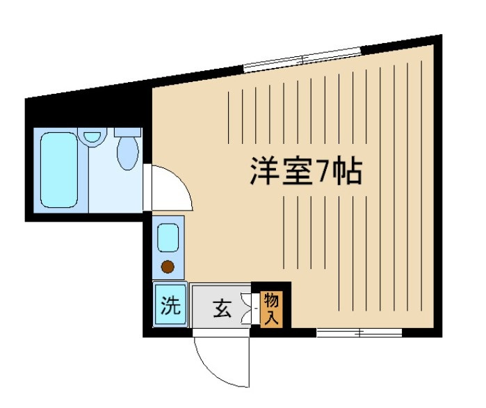 マンションかつらの間取り|間取りです。
