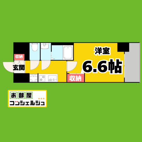 ディアレイシャス浅間町IIIの間取り