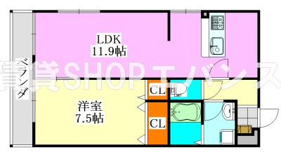 【間取り】 | リブリ・ヴォルペ