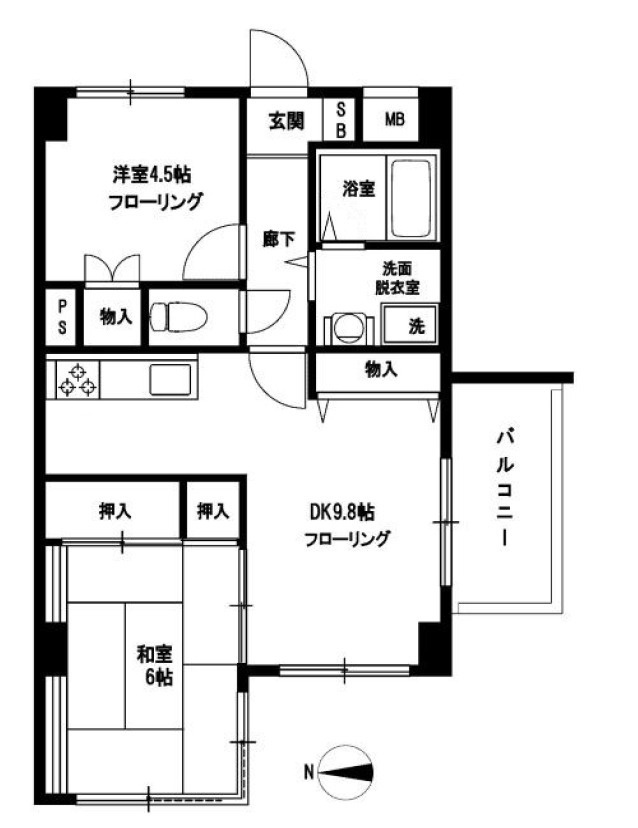 ラ・フォレ根岸の間取り