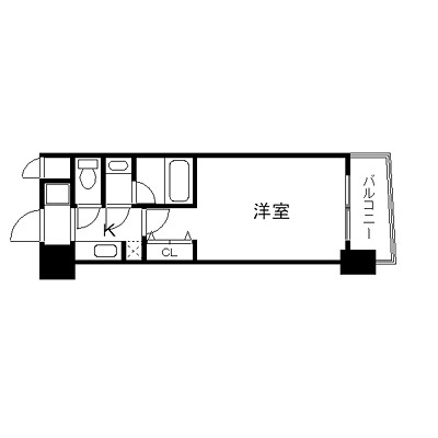 【間取り】 | カスタリアタワー肥後橋
