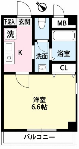 カレラⅠの間取り