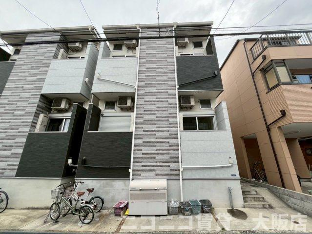 池田市上池田１丁目のアパートの外観