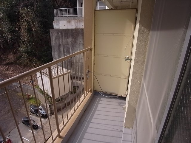 成田グリーンハイツのバルコニー