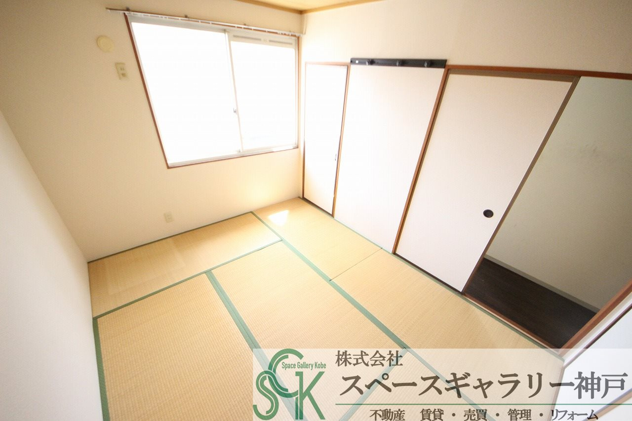 魚住Sハイツ35の寝室