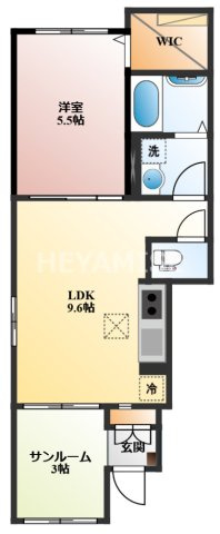 ラ・ソレイル東小路の間取り