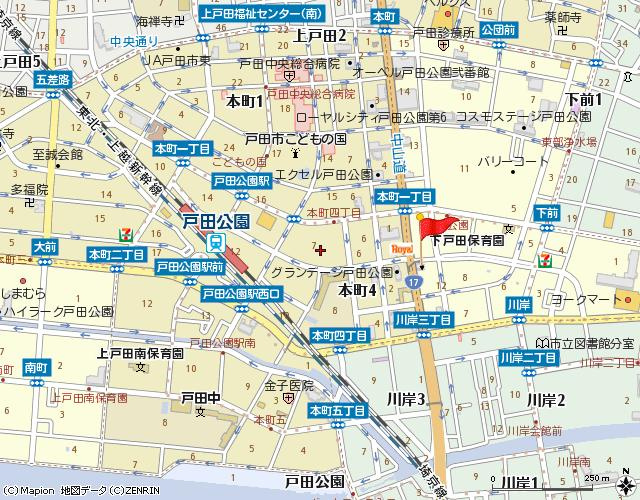 戸田公園ステイタスの地図