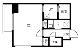 神戸市東灘区甲南町３丁目の賃貸マンションの間取り
