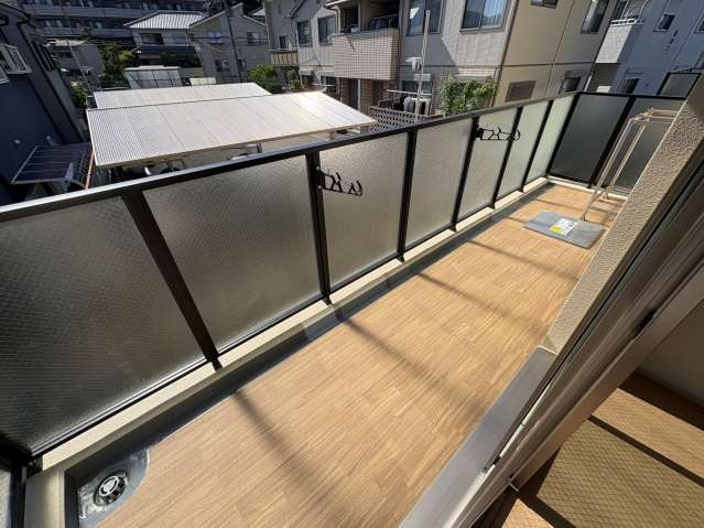 西宮市門戸岡田町の賃貸マンションのバルコニー