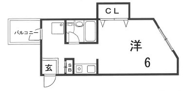 神戸市中央区大日通４丁目の賃貸マンションの間取り