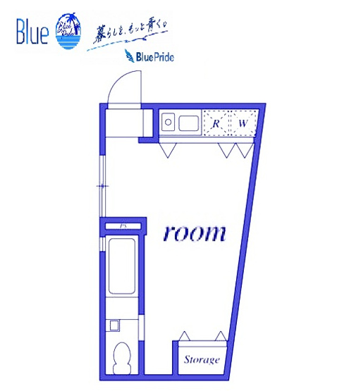 【間取り】 | ＥＡＳＴ　ＲＩＳＥ　由比ガ浜　Ｂ