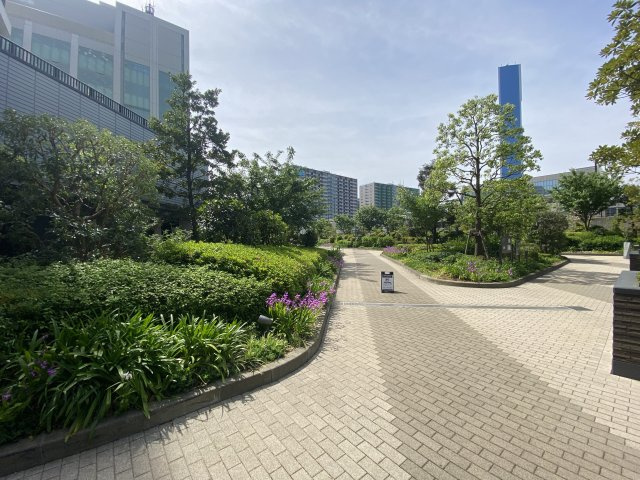 敷地内では、四季を感じる植栽が鮮やかに彩られています。
