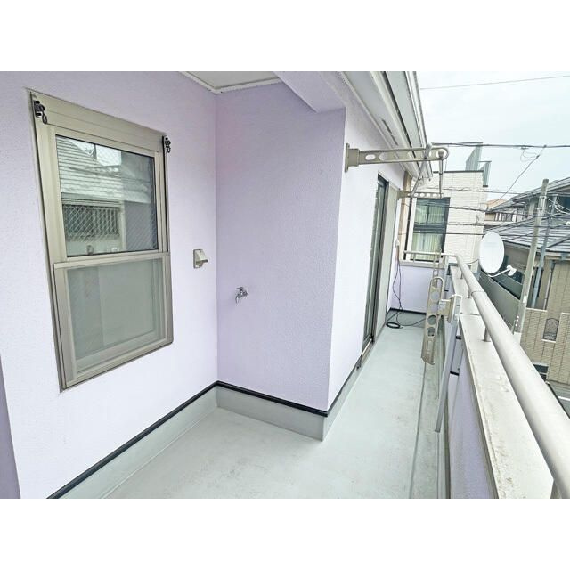 世田谷区上北沢３丁目住宅（０００６０６５）のバルコニー|広々としたバルコニーです