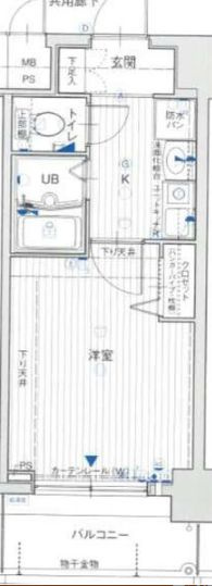 エスリード新梅田の間取り