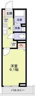 パルトネール岸谷の間取り|間取りです。