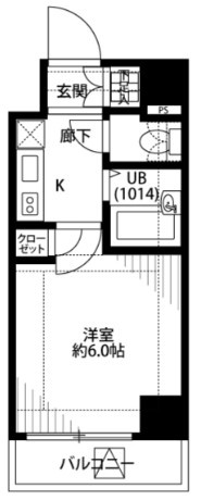 プレール・ドゥーク大森の間取り|間取りです。