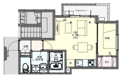 【居間・リビング】 | リディアコート馬橋 | 洋室のお部屋です。
