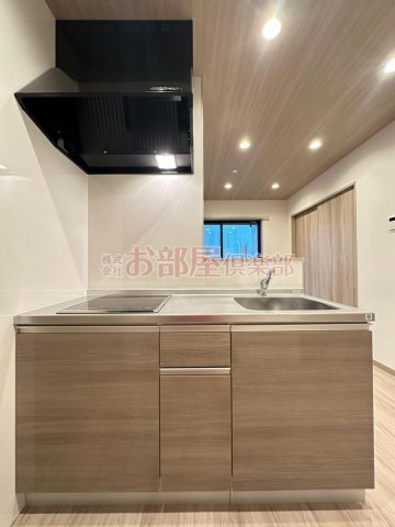 フィーリックス御井町のキッチン|コンパクトなキッチンで掃除もラクラク