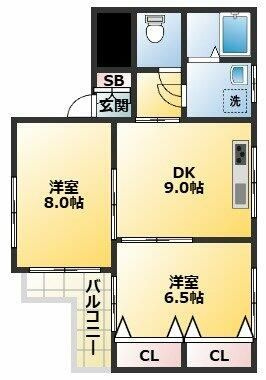 フェリーチェ馬橋の間取り|間取りです。