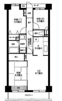 【間取り】 | オクトス市ヶ尾