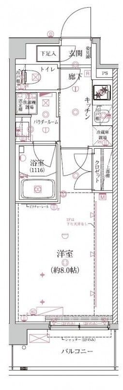 クレイシア森下の間取り|間取りです。