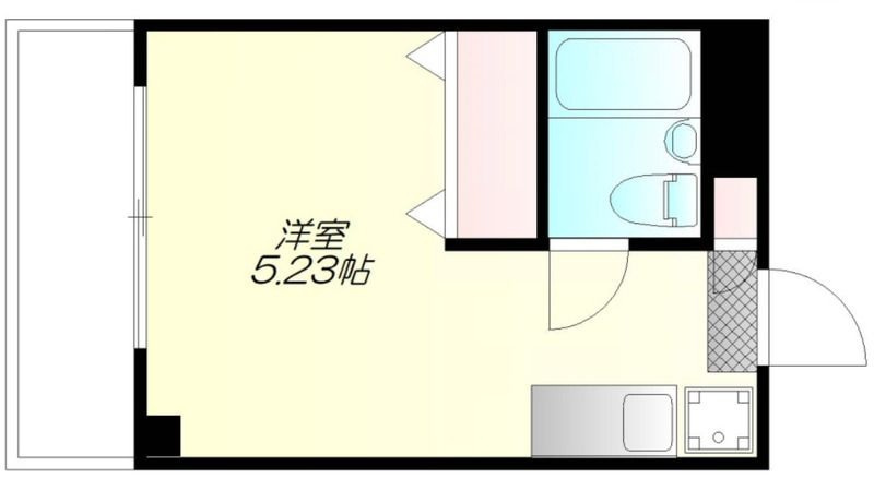 誠心Ⅵビルの間取り|間取りです。