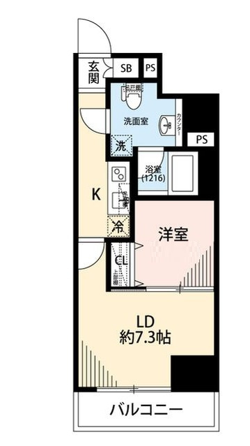 プレール・ドゥーク板橋本町Ⅱの間取り|間取りです。
