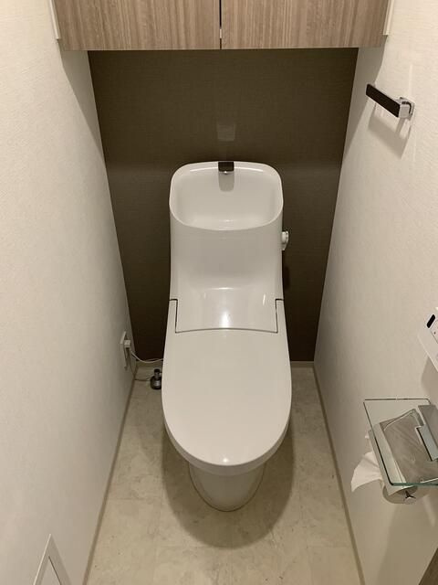 ヴァースクレイシアＩＤＺ下北沢のトイレ|落ち着いた色調のトイレです