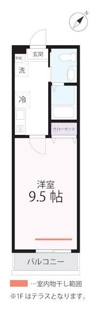 ＱＵＩＥＴ　ＣＲＡＢ　ＨＯＵＳＥ　鶴見寺谷の間取り