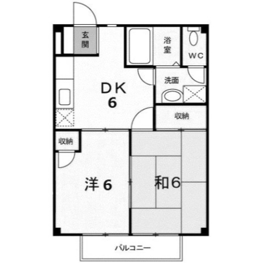 【間取り】 | ニューシティウエストＣ