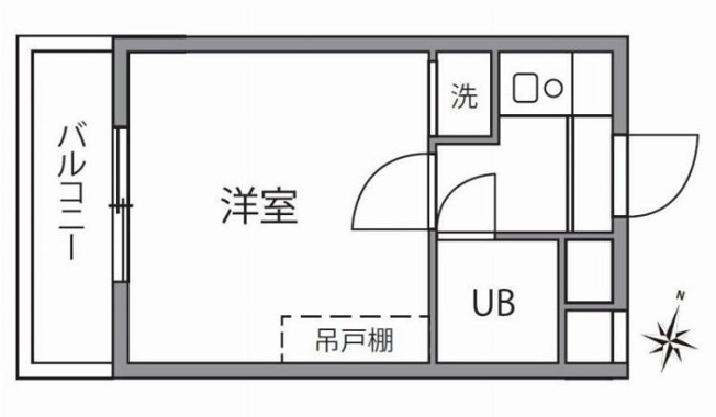 【間取り】 | クレール八雲 | 間取り図