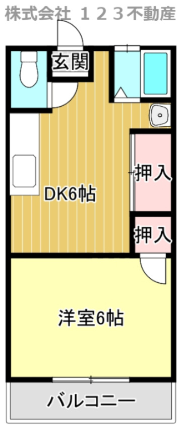 ファミリーハイツ津福の間取り
