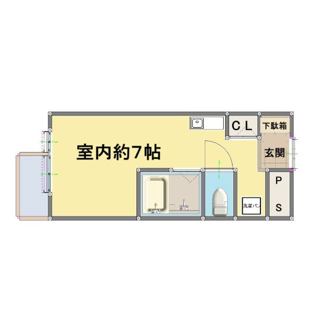 第7東昌ハイツの間取り