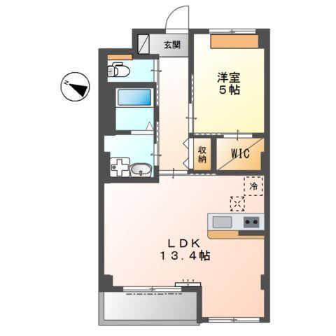 Laforet Monte（ラ・フォーレモンテ）の間取り